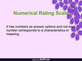 Rating Scale | PPT