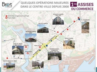 QUELQUES OPÉRATIONS MAJEURES
DANS LE CENTRE-VILLE DEPUIS 2000
 
