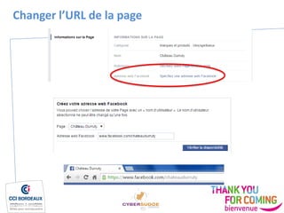 Changer l’URL de la page
 
