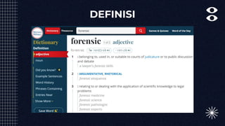 DEFINISI
 