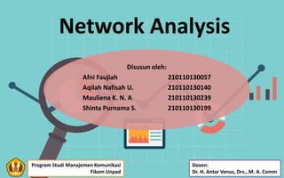 Network Analysis | PPTX