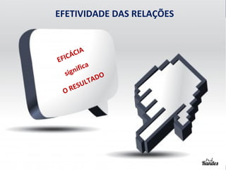 EFETIVIDADE DAS RELAÇÕES

EF

A
ÁCI
IC
s

ifica
ign

RE S
O

Negociação

A DO
U LT

Prof. Randes Enes

 