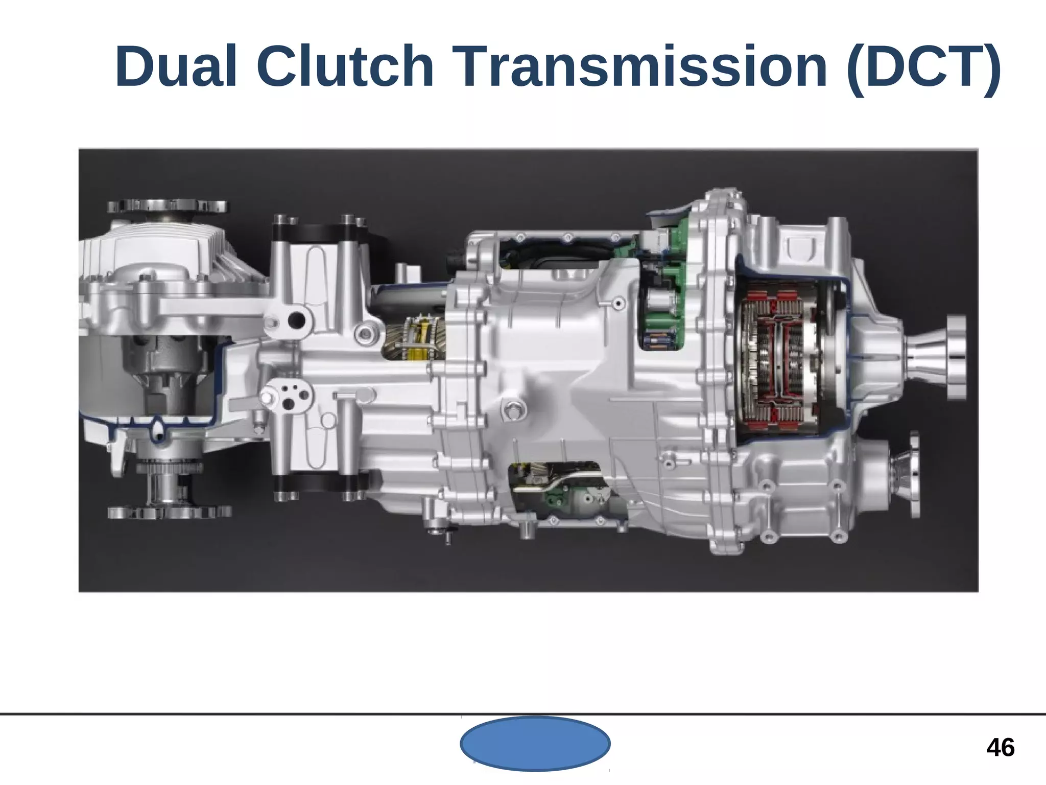 Dual Clutch Transmission (DCT)
46
 