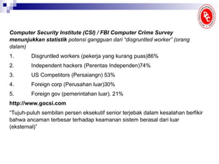 Tujuh Computer PPT Awal Sistem Keamanan Komputer Pert2 (JSK).ppt