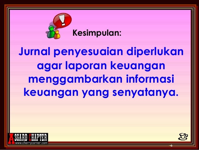 Ppt Bab 10 Jurnal Penyesuaian