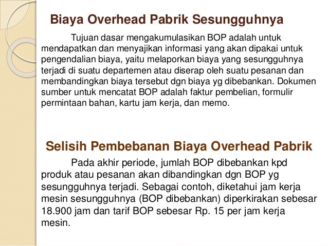 Akuntansi Biaya (Cost Accounting) - Anggaran dan Penentuan 