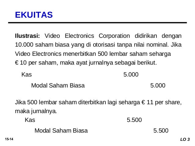 Akuntansi Keuangan 2 Ekuitas