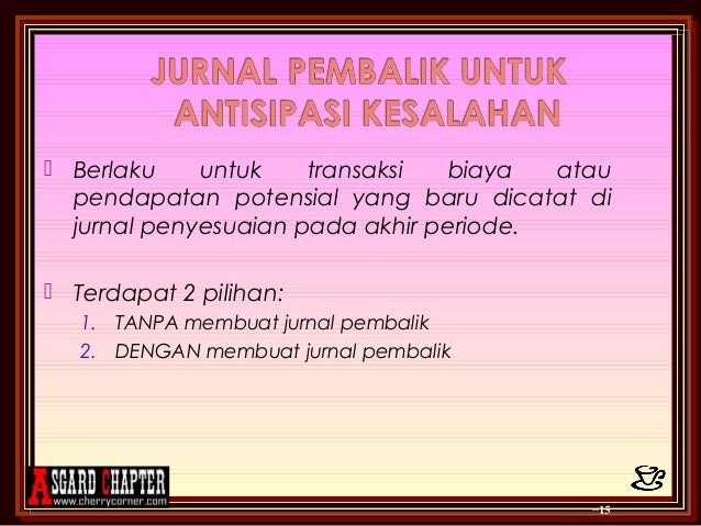 Ppt bab 15 jurnal pembalik
