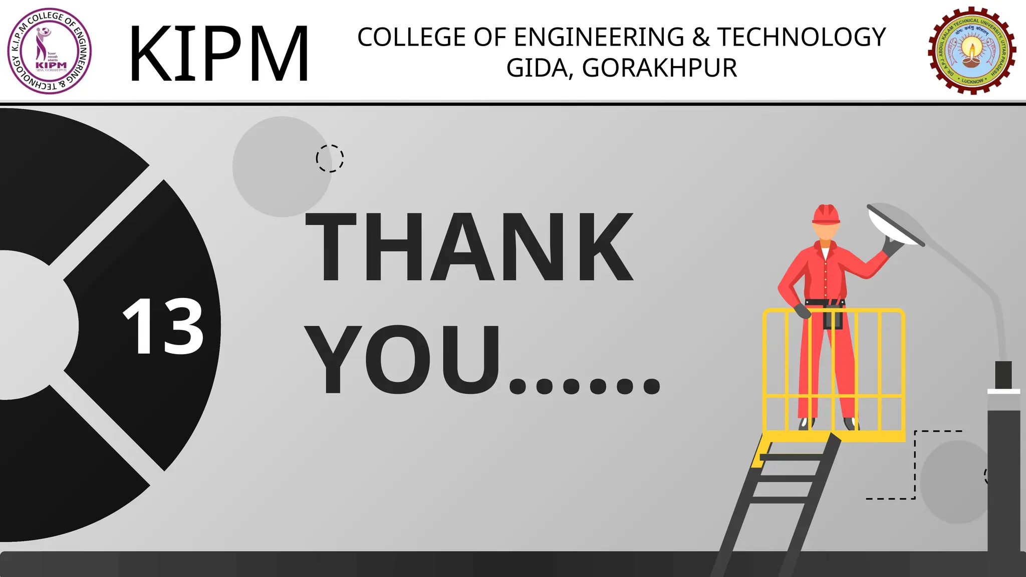 KIPM COLLEGE OF ENGINEERING & TECHNOLOGY
GIDA, GORAKHPUR
THANK
YOU……
13
 