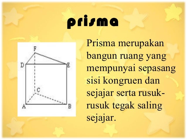 Bangun Ruang Bersisi Lurus dan Bersisi Lengkung serta Sifatnya