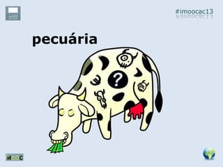 #imoocac13
pecuária
 