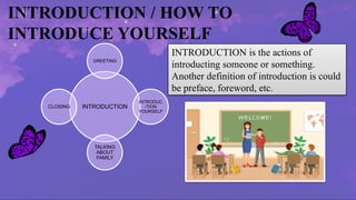 Effective Techniques for Formal and Informal Self-Introduction | PPTX