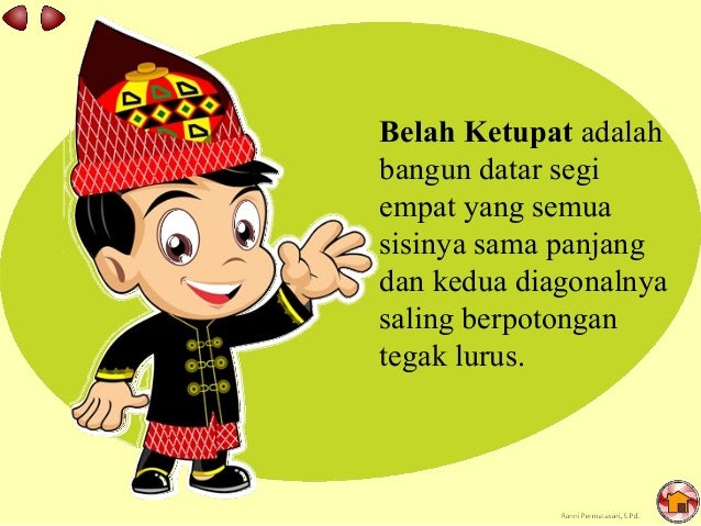 Media Pembelajaran Luas dan Keliling Belah Ketupat