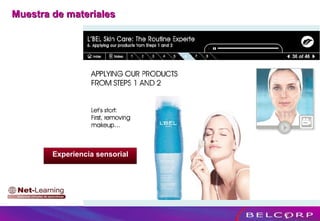 Muestra de materiales Experiencia sensorial 