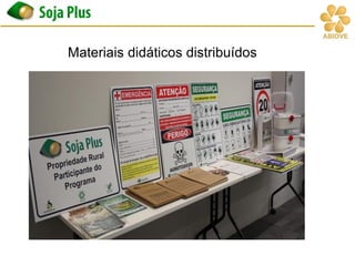 Materiais didáticos distribuídos
 