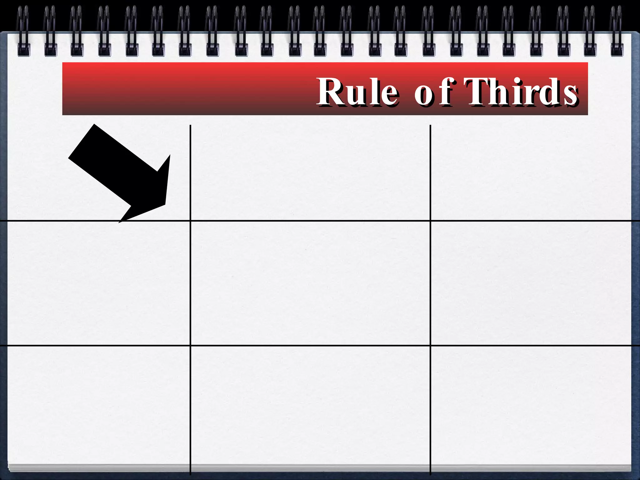 Rule of Thirds 