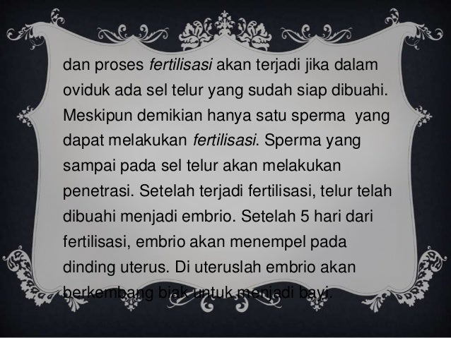 Sel Telur Yang Telah Dibuahi Oleh Sperma Menjadi | Seputar Buah