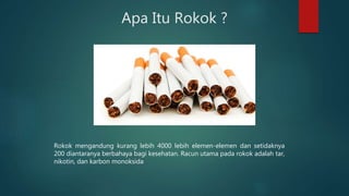 Pengaruh Nikotin dalam Rokok terhadap Gula Darah | PPTX