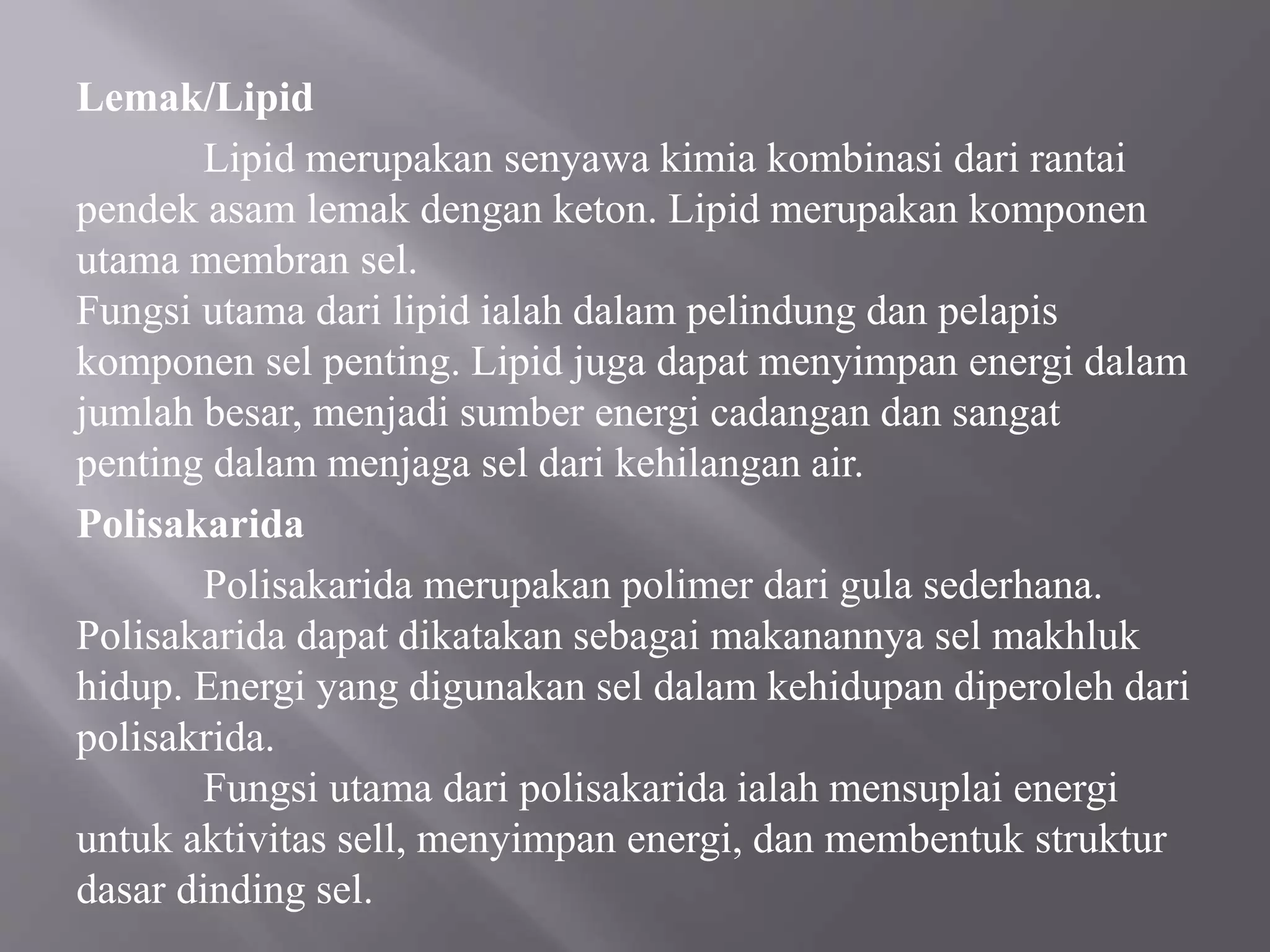 Komponen Penyusun Sel [Biologi] | PPTX