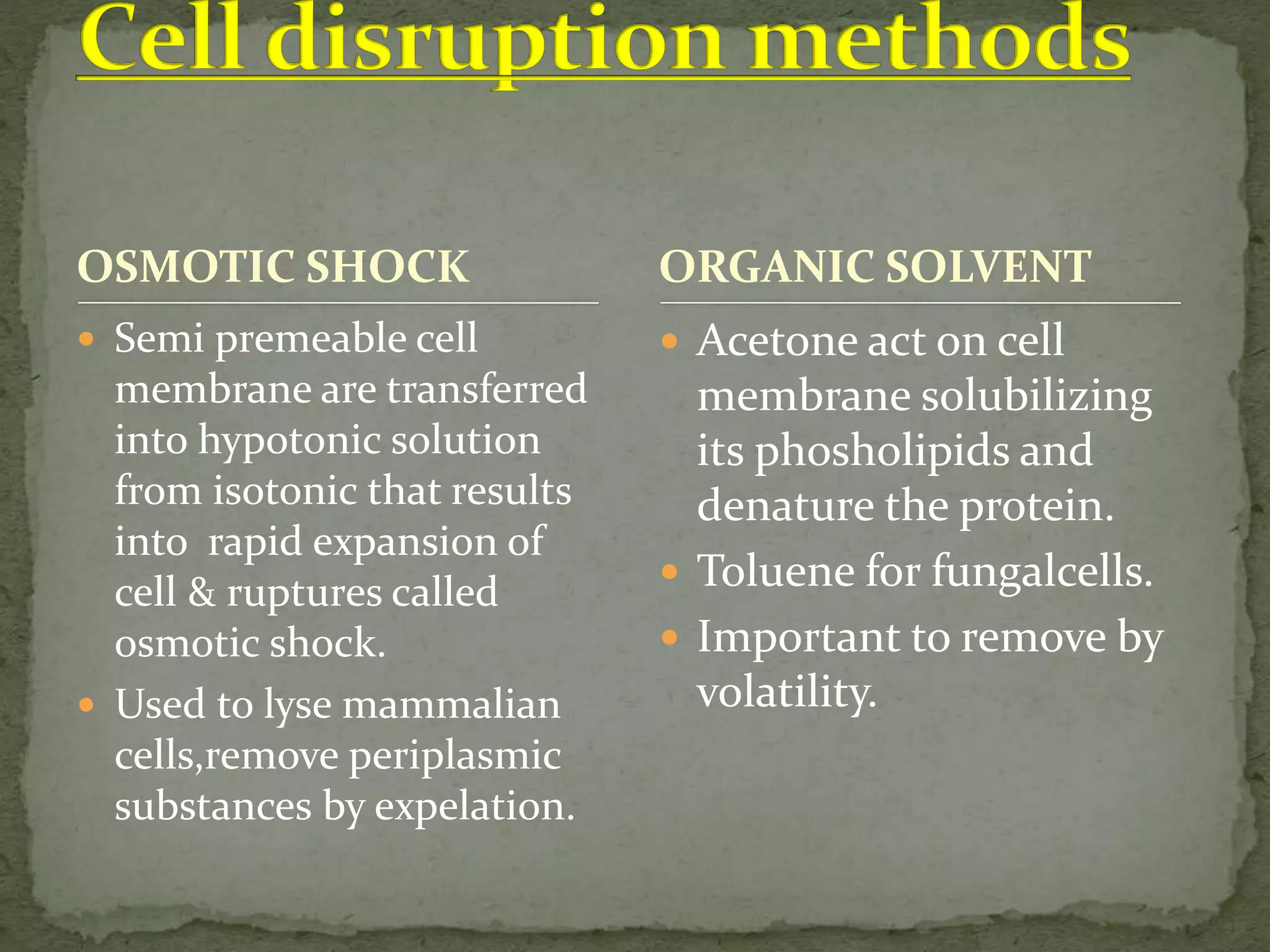 Expelation BIOSEPARTION ENGINEERING | PPTX