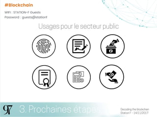 #Blockchain
WIFI : STATION-F Guests
Password : guests@stationf
 