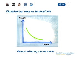 Digitalisering: meer en keuzevrijheidDemocratisering van de media