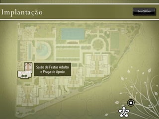 Implantação Salão de Festas Adulto e Praça de Apoio 
