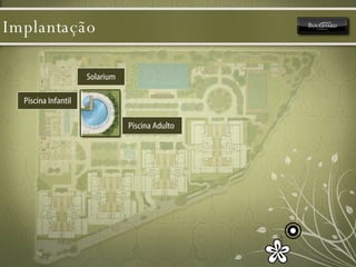 Implantação Piscina Adulto  Piscina Infantil Solarium 