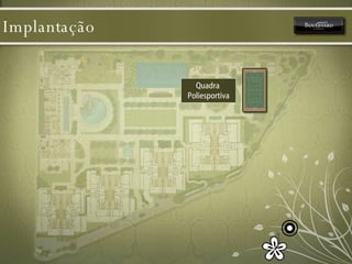 Implantação Quadra  Poliesportiva 