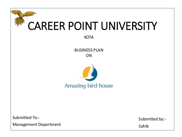 business plan ppt on amazing bird house