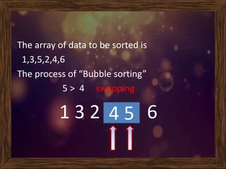 Ppt bubble sort | PPTX