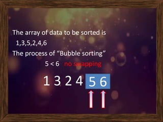 bubble sort algorithm with c++ code | sorting... Ppt bubble sort | PPT