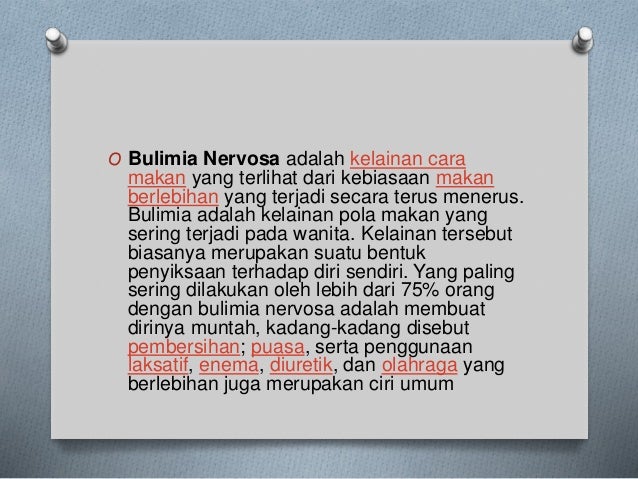 Ppt Bulmia
