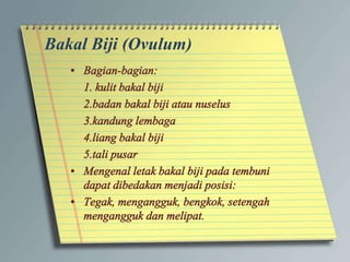 Bakal Biji (Ovulum)
 