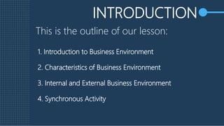 Power point presentation of business environment | PPTX
