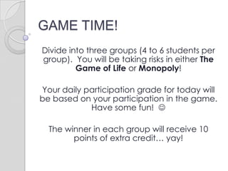 Think about human risk.  What are the biggest concerns a business like your training station might have?  How does your training station handle it?Think about it!
