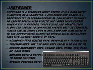 PPT ON HARDWARE AND CONCEPT | PPTX