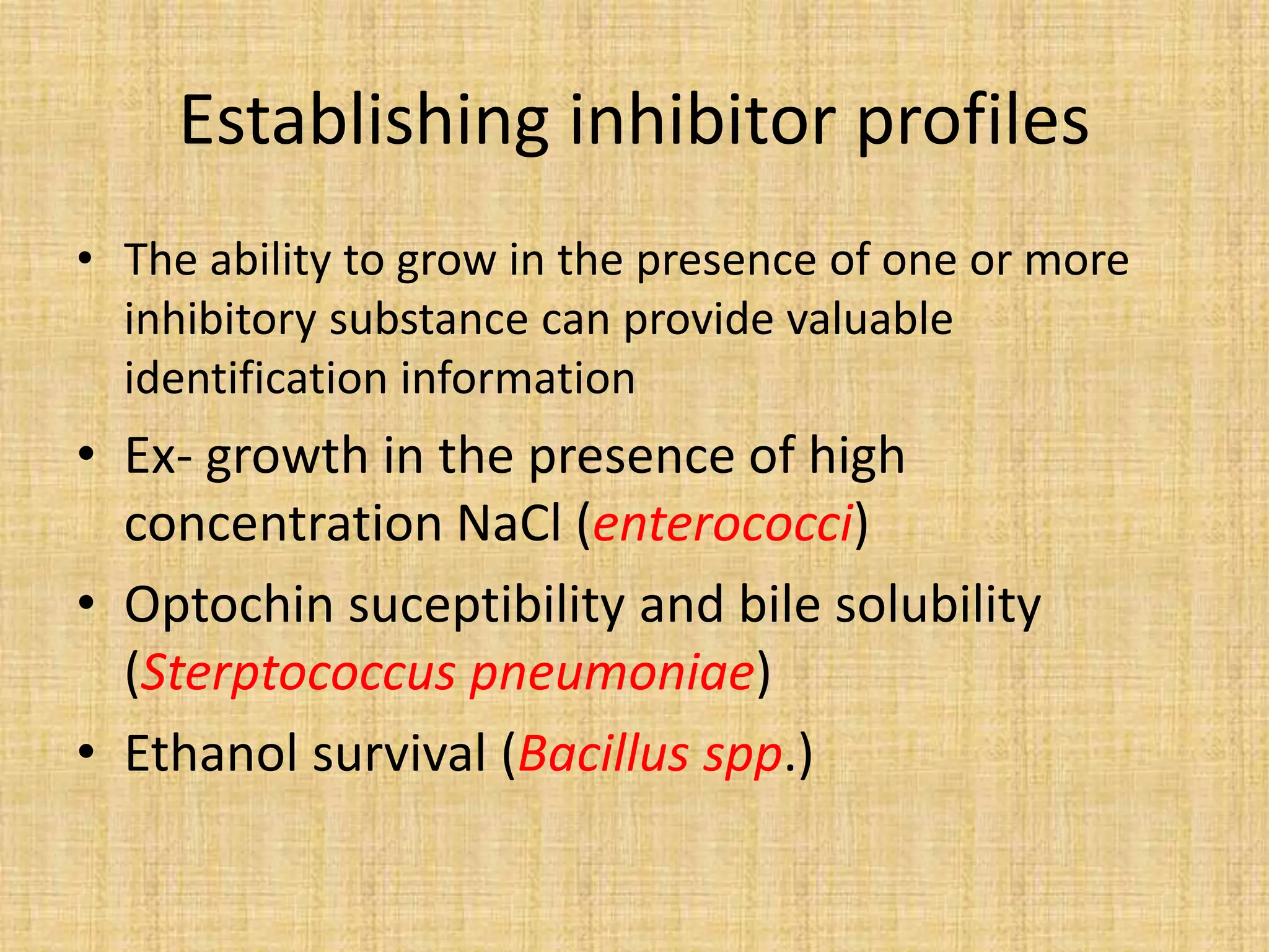 identification of bacteria PPTX
