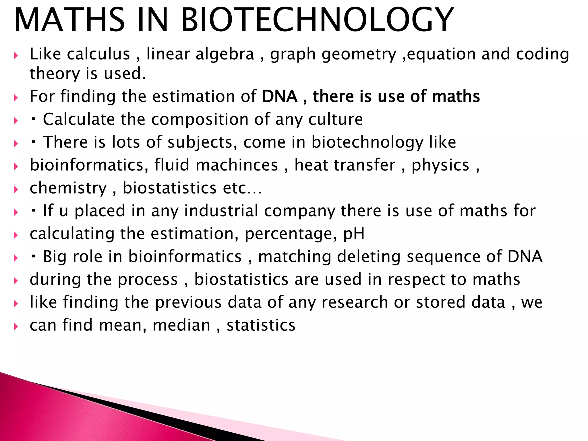 Ppt by s k singh application of maths in science and engg. | PPTX