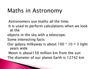 Ppt by s k singh application of maths in science and engg. | PPTX