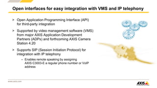 Axis Network | PPTX | Digital Audio | Computer Software and Applications