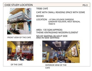 INTERIOR DESIGN CASE STUDY OF LIBRARY CAFE | PPTX