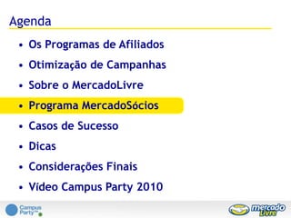 Marketing de Performance:80% dos programas remuneram sobre vendas/receita, 19% CPA e 1% CPC e CPM (Fonte: Wikipedia - http://en.wikipedia.org/wiki/Affiliate_marketing)