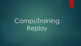 CampuTraining
Replay
 