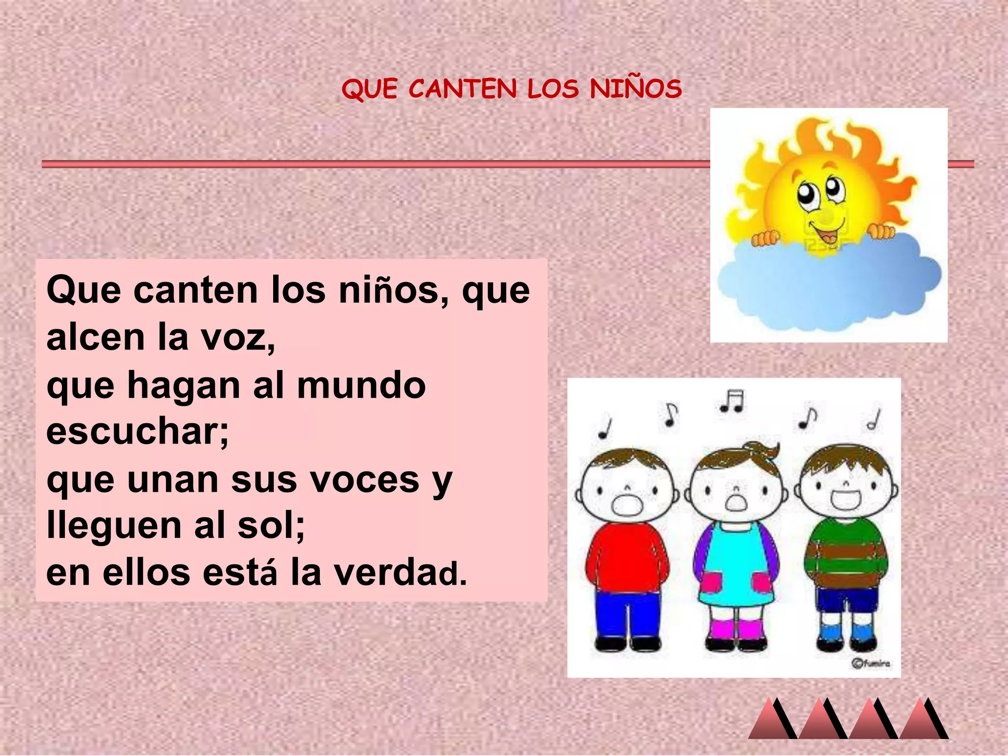 Ppt canción que canten los niños | PPTX
