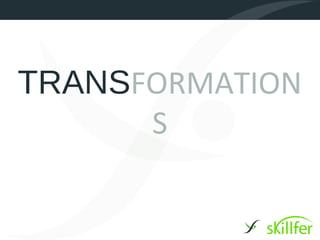 TRANSFORMATION
      S
 