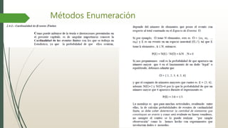 Métodos Enumeración
 