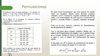 Permutaciones
 