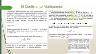El Coeficiente Multinomial
 
