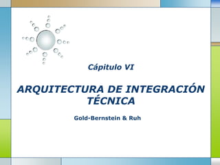 Cápitulo VIARQUITECTURA DE INTEGRACIÓN TÉCNICA Gold-Bernstein & Ruh 